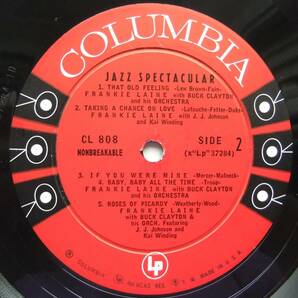 ◆ FRANKIE LAINE & BUCK CLAYTON / Jazz Spectacular ◆ Columbia CL 808 (6eye:dg) ◆ Wの画像4