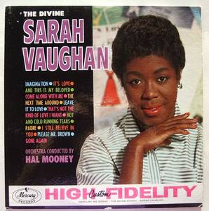 ◆ SARAH VAUGHAN / The Divine ◆ Mercury MG 20540 (black:dg) ◆ V