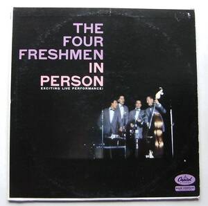 ◆ FOUR FRESHMEN / In Person ◆ Capitol T1008 (color:dg) ◆ V