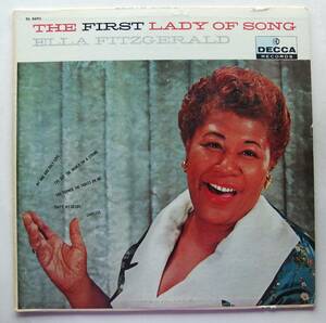 ◆ ELLA FITZGERALD / The First Lady of Song ◆ Decca DL 8695 (black:dg) ◆ V