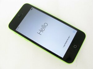 ソフトバンク SoftBank iPhone5C 16GB グリーン バッテリー80%以上【R4678】