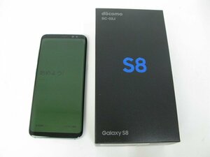 ドコモ SC-02J Galaxy S8 Coral Blue 中古 Android バッテリー80%以上【ch0192】