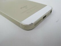 ソフトバンク iPhoneSE 64GB ゴールド 【M1476】_画像4