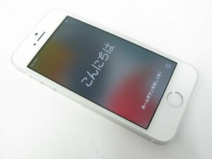 au iPhoneSE 16GB シルバー 美品 SIMフリー SIMロック解除済【R5043】