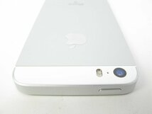 au iPhoneSE 32GB シルバー 美品 SIMフリー SIMロック解除済【R5050】_画像3