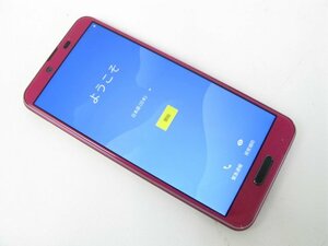 SoftBank X4-SH Android One ボルドーピンク【R5095】
