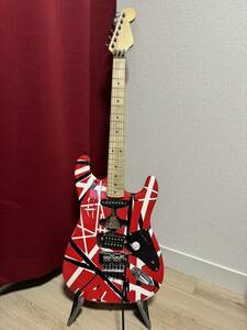 メーカー不明 EVH ストライプ フランケン仕様 dimarzio PAF 36TH ANNIVERSARY BRIDGE [DP223] ピックアップです