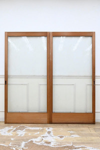 K222 antique Showa Retro special glass glass door opening door . door door receipt warm welcome 