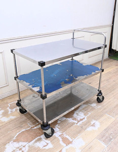 HO02 business use for kitchen use stainless steel Wagon movement type with casters . handcart receipt warm welcome 