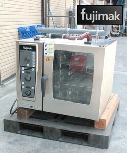 [動作OK] フジマック fujimak 電気スチームコンベクションオーブン FCCMP61 2016年製 熱機器 オーブン スチコン 三相200V 厨房 業務用