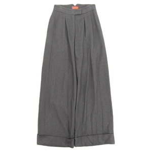 VIVIENNE WESTWOOD Vivienne Westwood high waist wide pants bottoms lady's wool gray 2