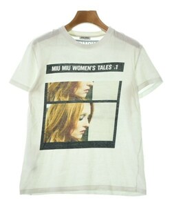 Miu Miu T-shirt * cut and sewn lady's MiuMiu used old clothes 