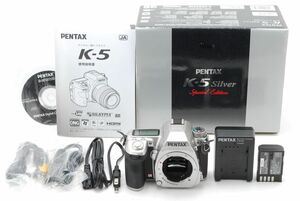 ペンタックス PENTAX デジタル一眼レフカメラ K−5 K-5 SILVER SPECIAL EDITION☆箱一式