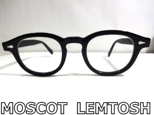 X3K013■ モスコット レムトッシュ MOSCOT LEMTOSH ブラック ブルーライトカット PC 伊達 度なし サングラス メガネ 眼鏡 メガネフレーム