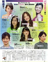 ,,切抜 桑子真帆 和久井麻由子 水卜麻美 弘中綾香 田中みな実 鷲見玲奈 永島優美 江藤愛 小川彩佳 加藤綾子 三谷紬 赤江珠緒 石川みなみ他_画像3