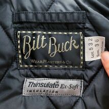 BILTBUCK BY WEARMASTERS ビルトバック ウエアマスターズ Lot.532 Black Deck Jacket ナイロン 中綿 デッキ ジャケット size.36 バイカー_画像5