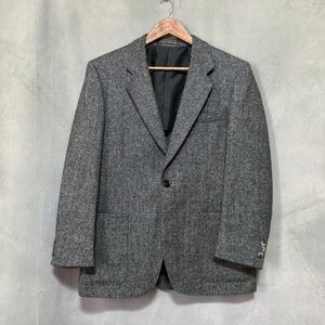  Britain made Vintage Charles Barker Charles Baker herringbone tsi-do yellowtail tissue tailored jacket size.AB4 Made in England