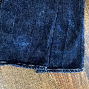 希少 DENIM BY VANQUISH& FRAGMENT デニムバイ ヴァンキッシュ VFP2024 14AW TAPERED STRAIGHT デニムパンツ ジーンズ size.32 色落ち有りの画像7