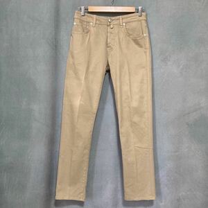 イタリア製 JACOB COHEN ヤコブコーエン PW688 COMFORT ストレッチ コットン スリム パンツ 5P ジーンズ size.W30 ベージュ Made In Italy