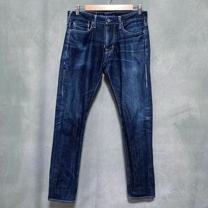 希少 DENIM BY VANQUISH& FRAGMENT デニムバイ ヴァンキッシュ VFP2024 14AW TAPERED STRAIGHT デニムパンツ ジーンズ size.32 色落ち有りの画像1