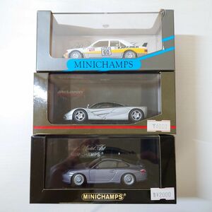 ヤ36【60】1円～ ミニチャンプス 1/43 ポルシェ911 GT3 1998 メルセデスベンツ 190E Evo1 AMG マクラーレン F1 ロードカー ミニカー まとめ