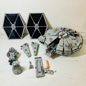 男8【100】1円～ レゴ LEGO スターウォーズ 7965 スター・ウォーズ ミレニアム・ファルコン 完成品 他まとめ ジャンク