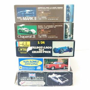 ト6【100】1円～ Mr.Hobby 他 1/24 アルファロメオ2000GTAm / ロータス エスプリ / フォード GT マークⅡ / TALBOT-LAGO 4L5 / ほか まとめ