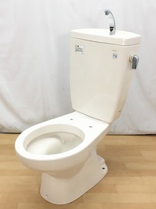 【美品】TOTO トイレ 洋式便器 (床排水) 「CS370B」とタンク「SH371BA」のセット #SC1(パステルアイボリー) 大阪市内 直接引き取り可 32