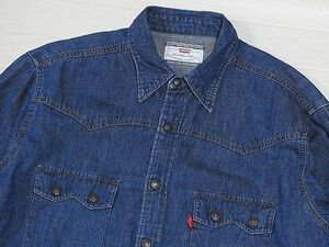 LEVIS 長袖　デニムシャツ　SIXE:L　リーバイス　デニムウエスタン　リーバイス　54705-07