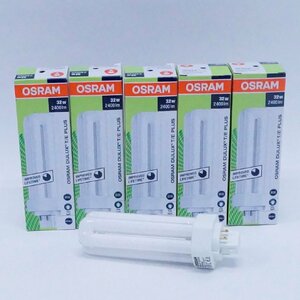 未使用 OSRAM コンパクト形 蛍光ランプ 蛍光灯 DULUX T/E PLUS 32W/850 FHT32EX-N 5箱＋おまけ1個