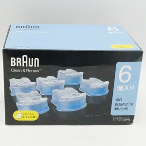 未使用 未開封 ブラウン BRAUN Clean＆Renew 交換カートリッジ 6個 レモンの香り クリーン＆リニュー アルコール洗浄