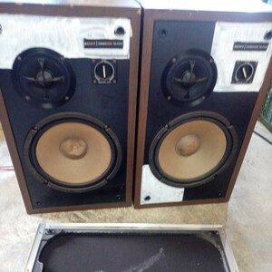 SONY 2 way speaker SS-4050 1974 year about Showa Retro present condition goods scribbling equipped 
