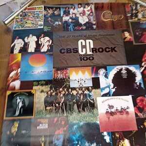 CBS CD ROCK CLASSICS 100 非売品　美品　60×84cm　①