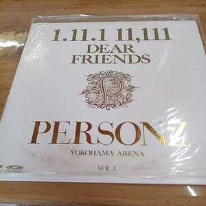 レーザーディスク LD パーソンズ PERSONZ 1.11.1 11,111 DEAR FRIENDS ディアフレンズ VOL.1