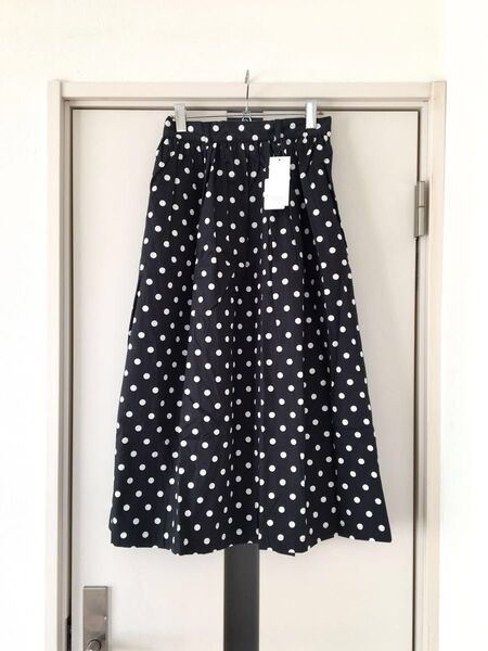 レディース トッコクローゼット フレアスカート ドット柄