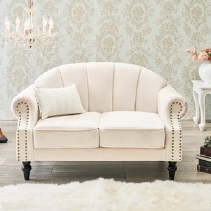 [ hotel Like ] Europe manner elegant design 2 seater . sofa adult lovely Princess 2P sofa feeling of luxury 
