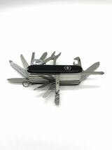 保管品【VICTORINOX CUTLERY アーミー】ヴィクトリノックス スイスチャンプ カトラリー マルチツール マルチ キャンプ キャンプ用品 スイス_画像2