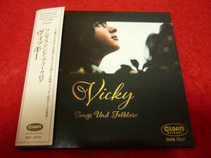 VICKY/SONGS UND FOLKLORE★ヴィッキー/ソングス・アンド・フォークロア★国内盤/紙ジャケ/全14曲/ボーナストラック2曲