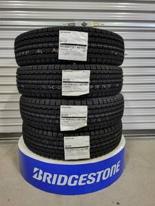 軽トラ・軽バンに！新品ブリヂストン W300　145/80R12LT　80/78N　2023年製　4本セット！在庫あり！スタッドレスタイヤ！