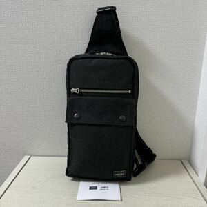 【再値下げ】【新品】定価33,000円 PORTER ポーター スモーキー SMOKY ボディバッグ 592-07531 ブラック　黒　ワンショルダー　ウエスト