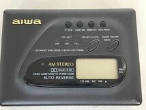 G317-K50-261 aiwa アイワ HS-RX626 ポータブル ステレオ カセットテーププレーヤー カセットプレーヤー カセットボーイ 通電確認OK ⑦_画像4