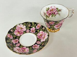 I309-K50-283 ROYAL ALBERT ロイヤルアルバート カップ＆ソーサー カップ:(幅)約9cm (高)約8cm ソーサー:(直径)約14cm (高)約2.5cm ⑤