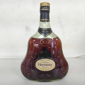 F912-K39-1381 Hennessy ヘネシー X.O Cognac コニャック ブランデー グリーンボトル 700ml 40% 未開栓 ⑦