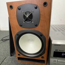 I409-K50-303 ONKYO オンキョー オーディオ セット NFR-7 CD/SD/USBレシーバー D-NFR7 ペアスピーカー 通電/音出し確認OK ⑦_画像3