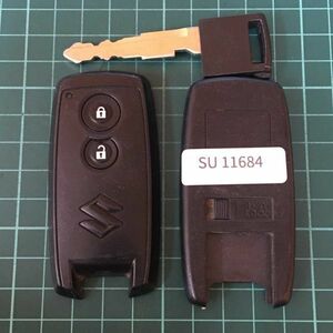 SU11684 スズキ U43PB14B 2ボタン スマートキー キーレスリモコン モコ セルボ フレア ワゴンR MRワゴン等 日産マツダAZワゴン MG22S MH22S