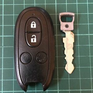 SU11659点灯 スズキ 純正 007YUUL0212スマートキーレス パレット ソリオ ルークス等MK21S MA15S 日産 両側スライド 4ボタン