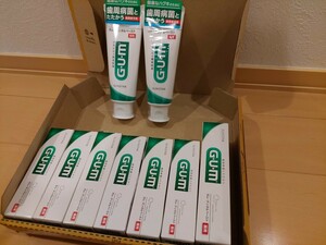 新品未開封 ガム GUM サンスター歯磨き粉 デンタルペースト トラベルサイズ 22gx12本と35gx2本と120gx2本