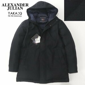 タカキュー70周年記念！ 相場価格￥43,989- 新品タグ付き ALEXANDER JULIAN アレキサンダージュリアン SUPER110's フランスダックダウン M