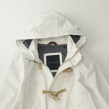 定価￥33,600- 美品 トルコ製 TOMMY HILFIGER トミーヒルフィガー ストレッチコットン ダッフルコート 白 ホワイト XXL/2XL -_画像2