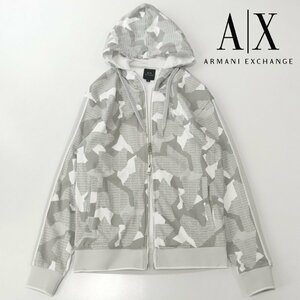 相場価格￥25,920- 美品 ジョルジオ・アルマーニ A/X ARMANI EXCHANGE 3HZMGE 総ロゴ スウェットパーカ XS JP:S フーディー